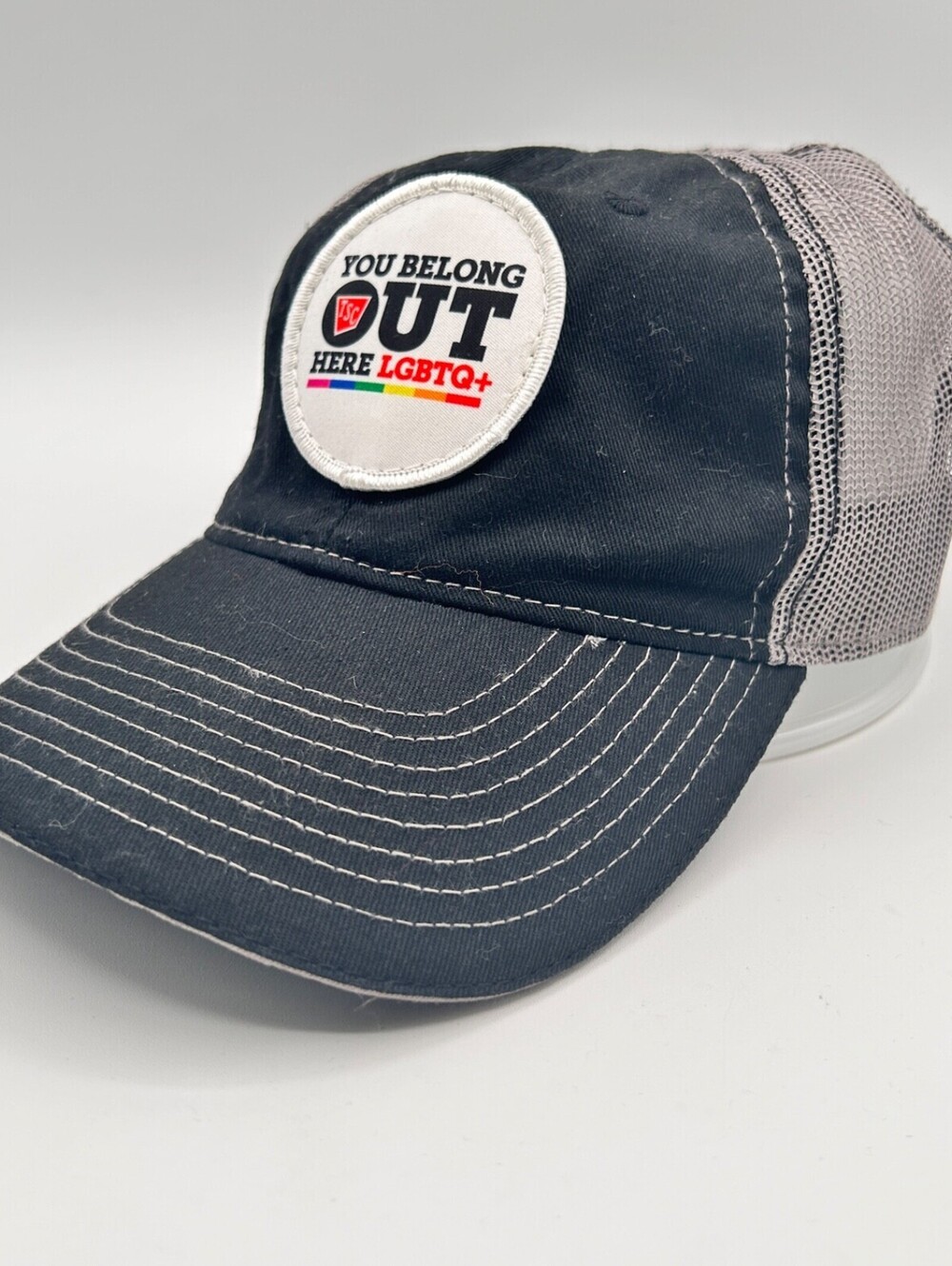 EUC Tractor Supply Co. 'You Belong Out Here LGBTQ+' Discontinued Snapback Cap
